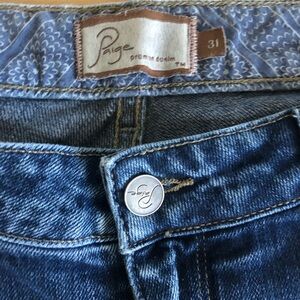 PAIGE Indigo Straight Leg Jeans